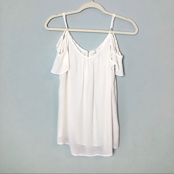 Joie 100% Silk Cold Shoulder Blouse - Picture 4 of 6